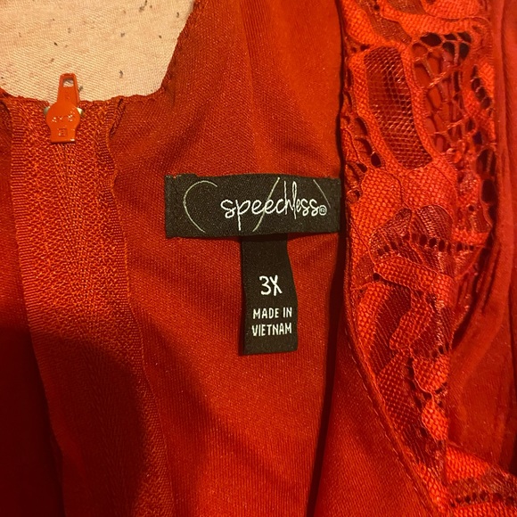 Homecoming Plus size Red Lace Dress - Picture 3 of 3